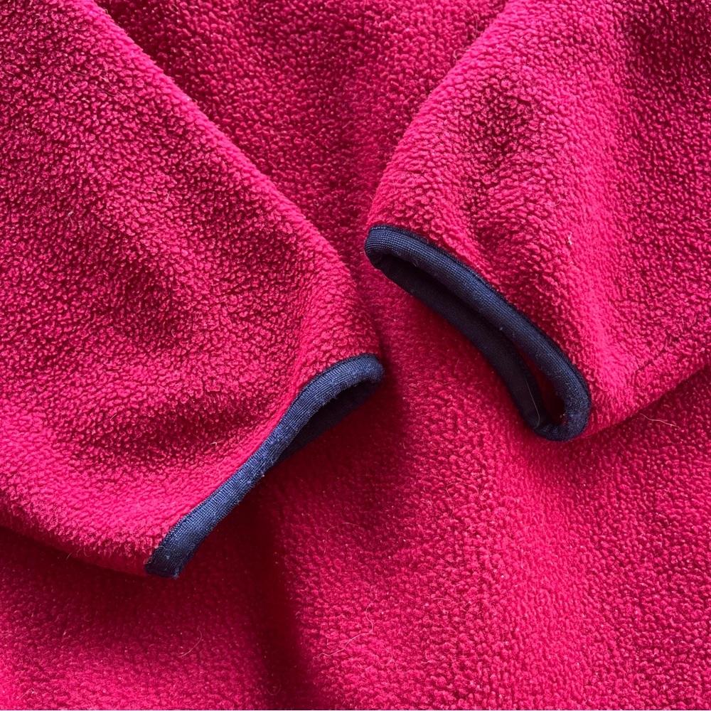 Vintage Penfield Made On The USA Red Half-Zip Fleece Pullover - Picture 7 of 8
